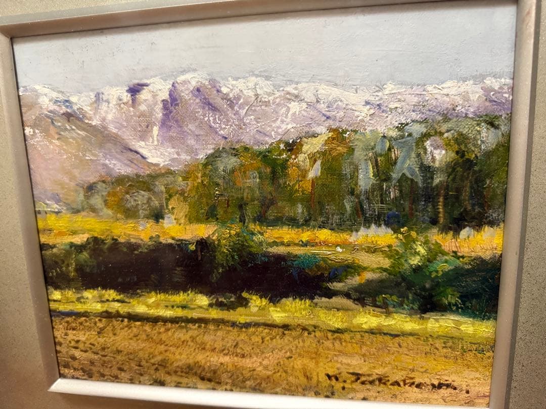 97.「北アルプス」髙橋一善 油絵