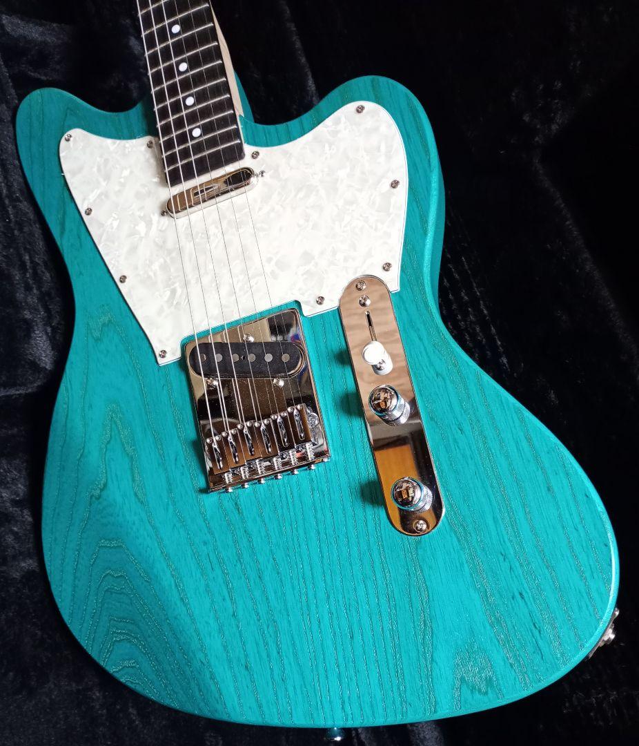 オフセットテレキャスター アッシュボディ バーズアイメイプルネック エボニー指板