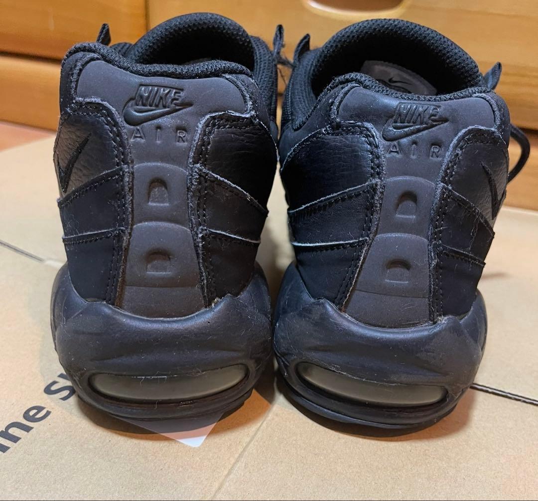 キムタク着！ ナイキ エアマックス95 トリプル ブラック オール 黒