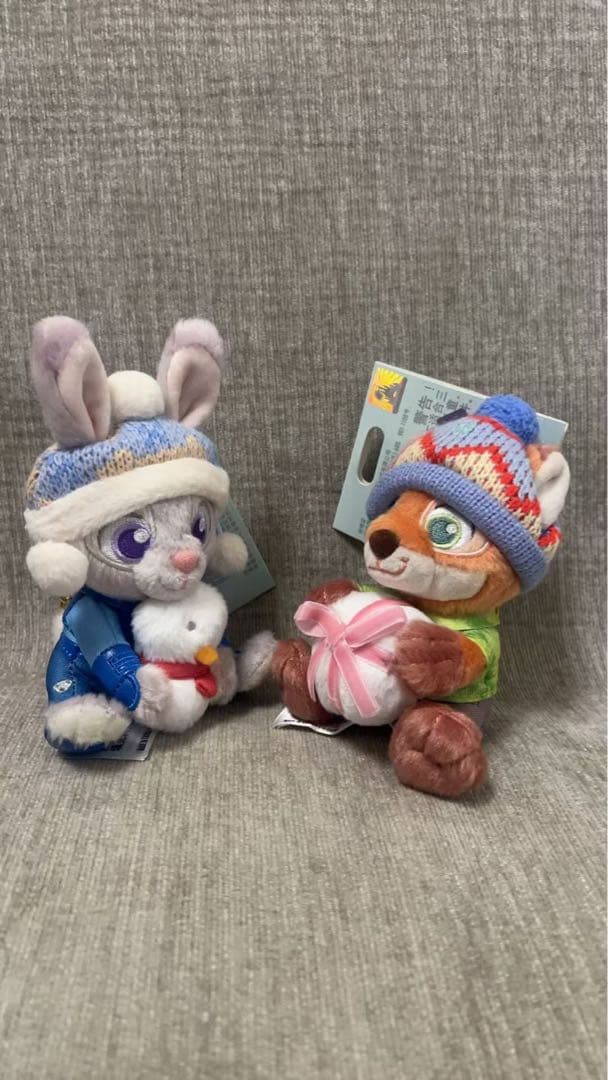 新作】上海ディズニー限定 ズートピア ニック ジュディ ぬいぐるみ