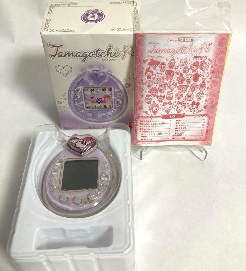 箱、説明書付】たまごっち ピース パープル たまデコピアス サンリオ