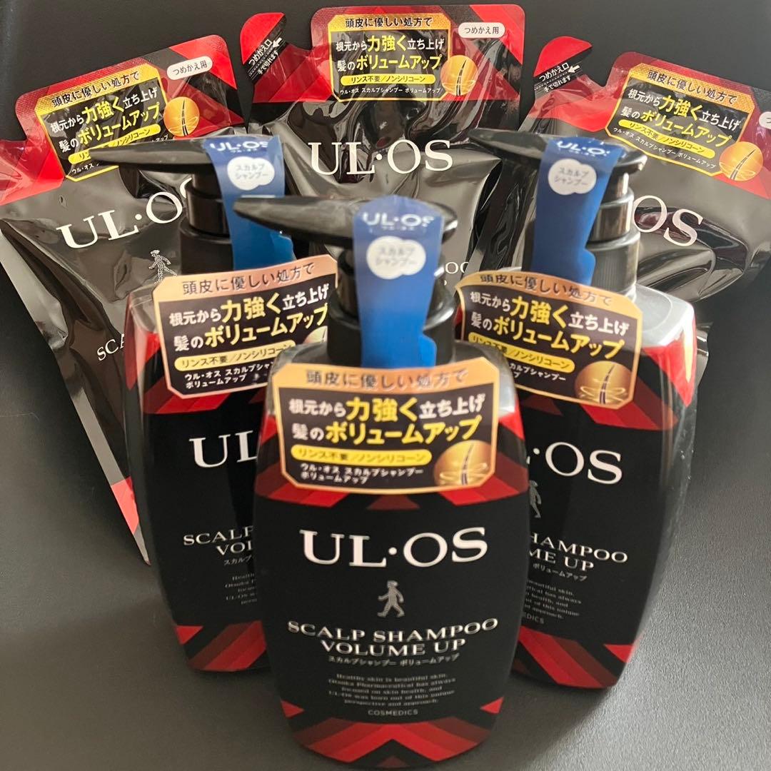 UL・OS ウル・オス スカルプシャンプー ボリュームアップ 本体×3 詰替×3