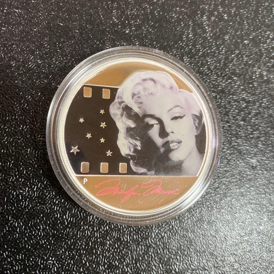 銀貨　99.9% 純銀　マリリンモンロー　銀貨　エリザベス女王　連合　ブリタニア