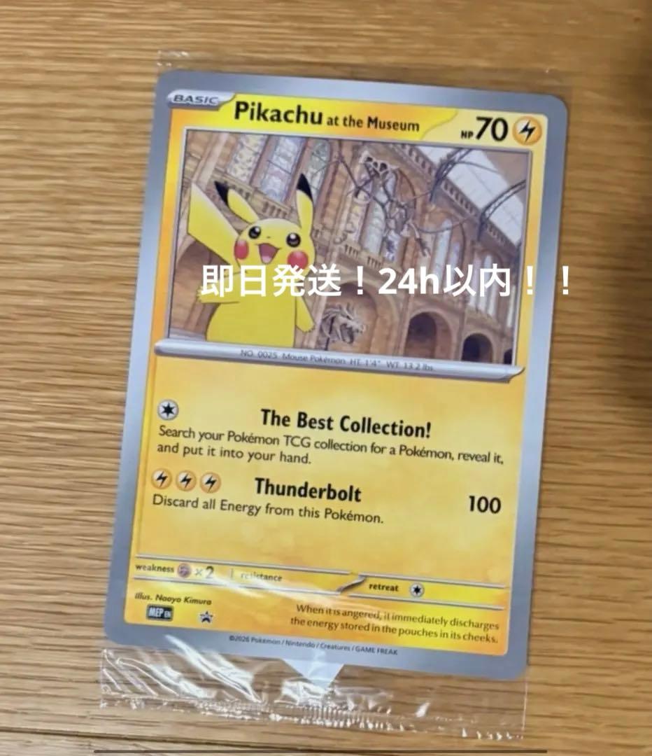 Pikachu at the Museum ポケモンカード