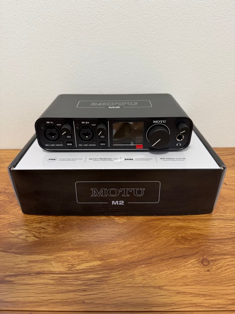 ヒロMOTU M2 オーディオインターフェイス MOTUのクラス最高峰のオーディオインターフェイスM2をご紹介いたします！