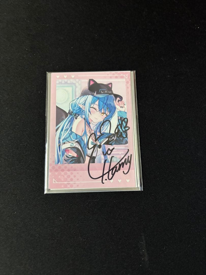 雪花ラミィ ラミィといっしょカードホルダー 直筆入り チェキ風