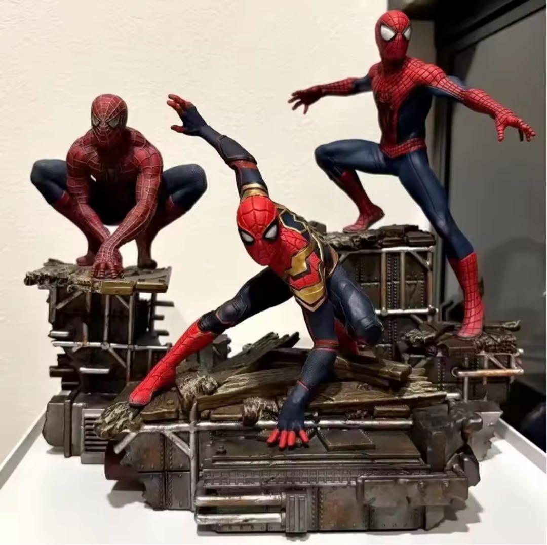スパイダーマン フィギュア 3体セット