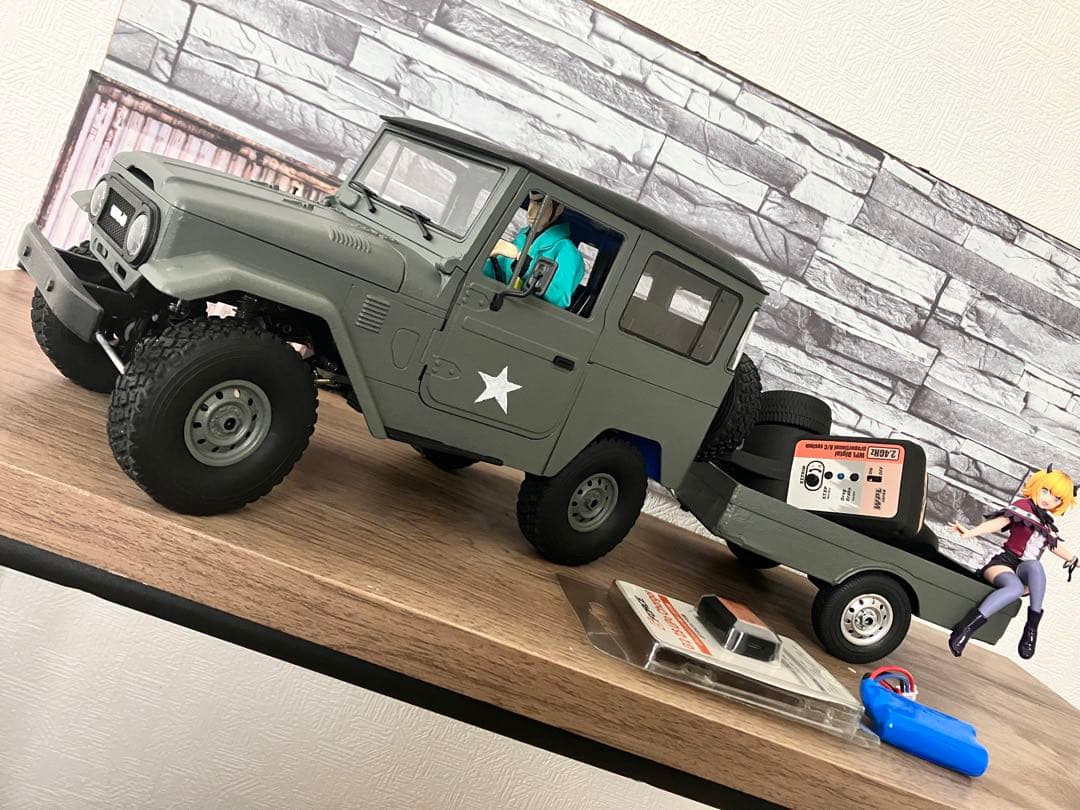 WPL C34 ミリタリー風　inるぱんさん　こ〜れから仕事だ〜ぜversion