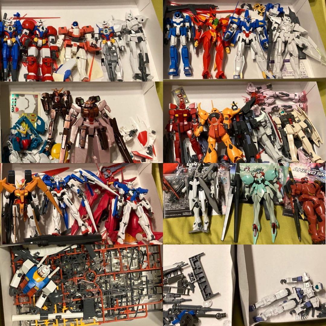 再再再値下げガンプラまとめ売り約30体ガンダム AGE 00ダブルオー フルドド