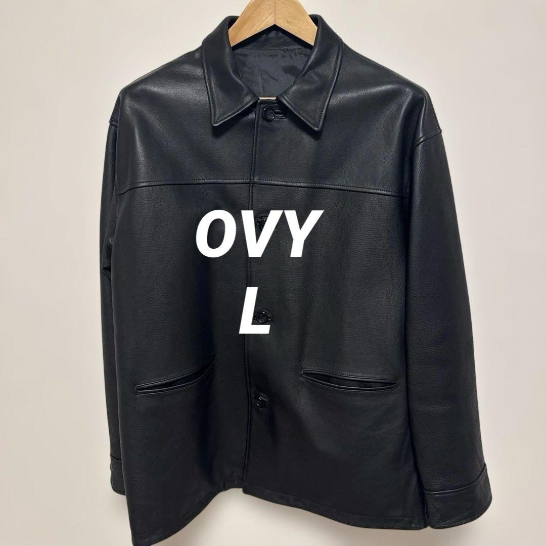 ジャケット・アウター OVY Waterproof Calf Leather Car Coat L