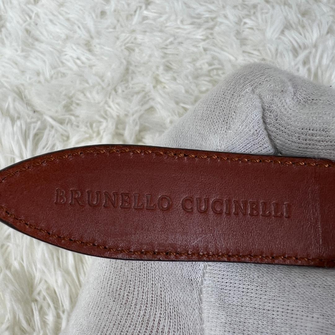 ブルネロクチネリ カーフベルト 銀800バックル シルバー Silver - メルカリ