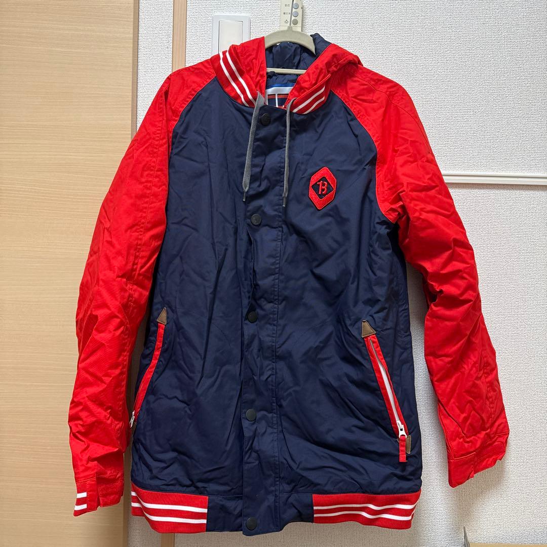 Burton スノーボードウェア M ネイビー/レッド