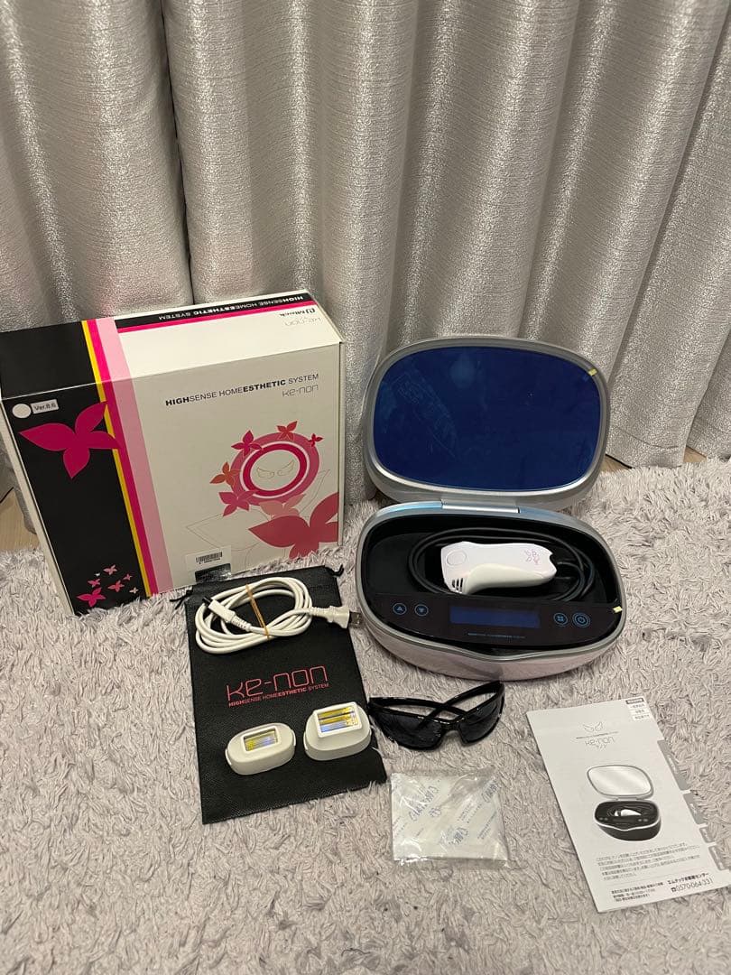 ケノン 光脱毛器 2022年製 Ver8.6J カートリッジ付き ke-non