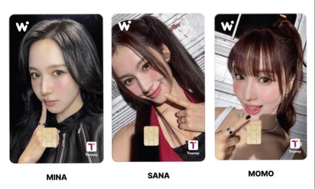 TWICE WOWPASS ワオパス ミナ サナ モモ MISAMO 3枚セット