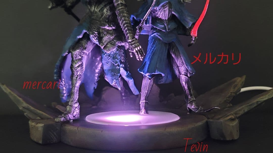 ☆ダークソウル☆アルトリウス&王の刃キアラン☆塗装済完成品☆ライト