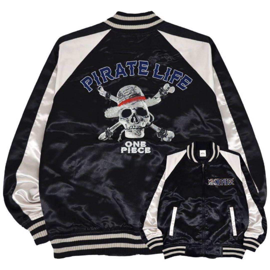 新品★スカジャン/Netflixシリーズ/ONE PIECE ワンピース L 黒