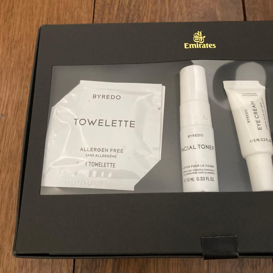 新品未使用】エミレーツ航空 ファーストクラスBYREDO アメニティ