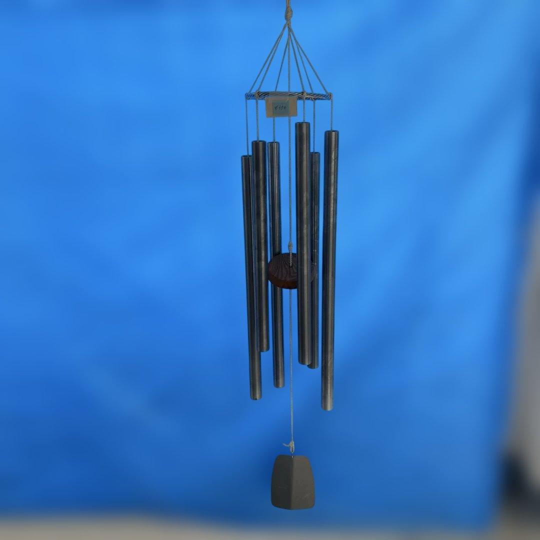 #350 中型ウインドチャイム シルバー