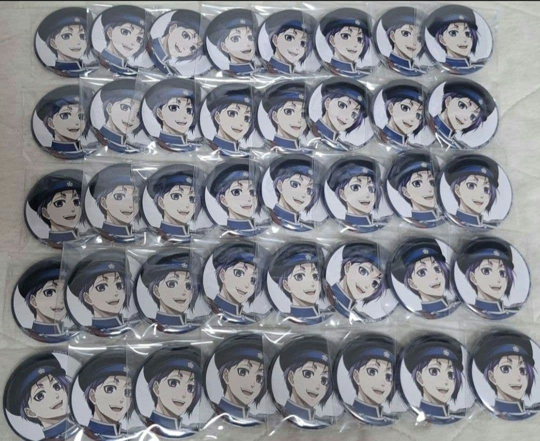 ブルーロック ブルロ ナポレオンジャケット 缶バッジ 御影玲王 アップ