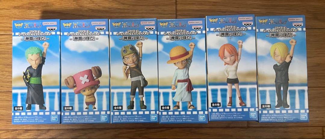 ワンピース　ワールドコレクタブルフィギュア　仲間の印だ　フルコンプ　6種セット