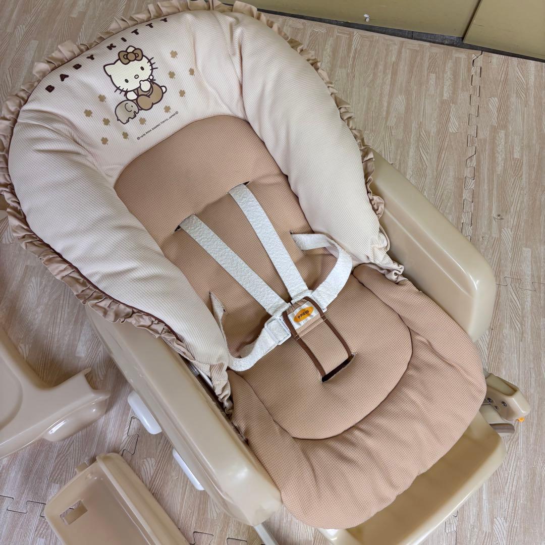 ☆ハローキティ☆ 希少・美品 コンビ ハイローベッド＆チェア 極上