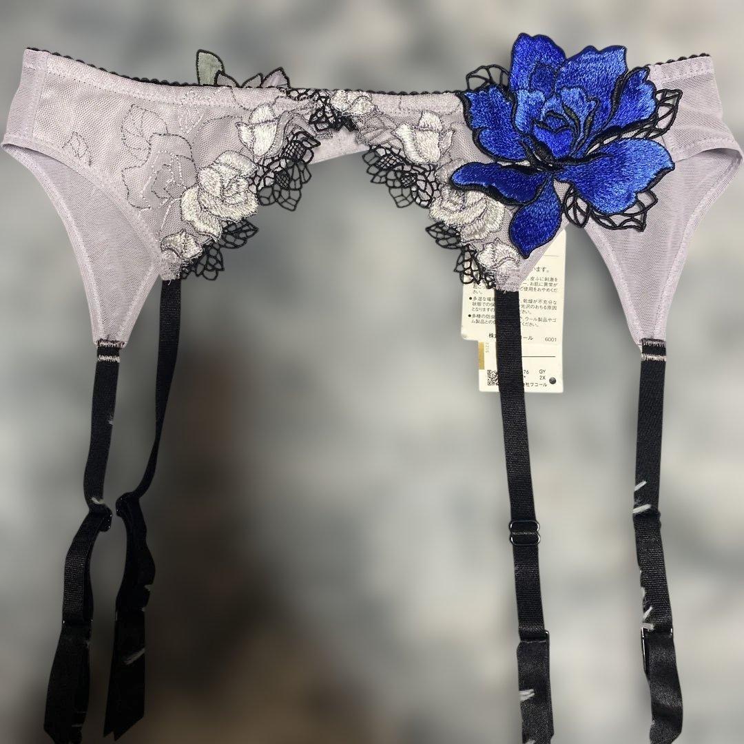 Salute 花柄刺繍 ガーターベルト Mサイズ - メルカリ