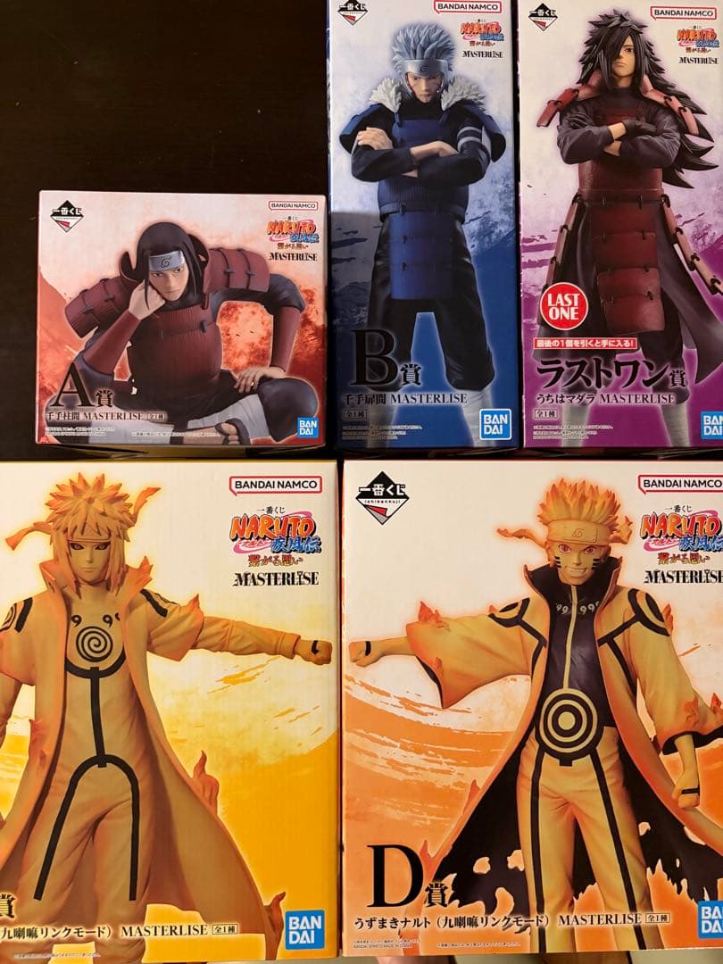 一番くじNARUTO 疾風伝　繋がる思い　5体セット