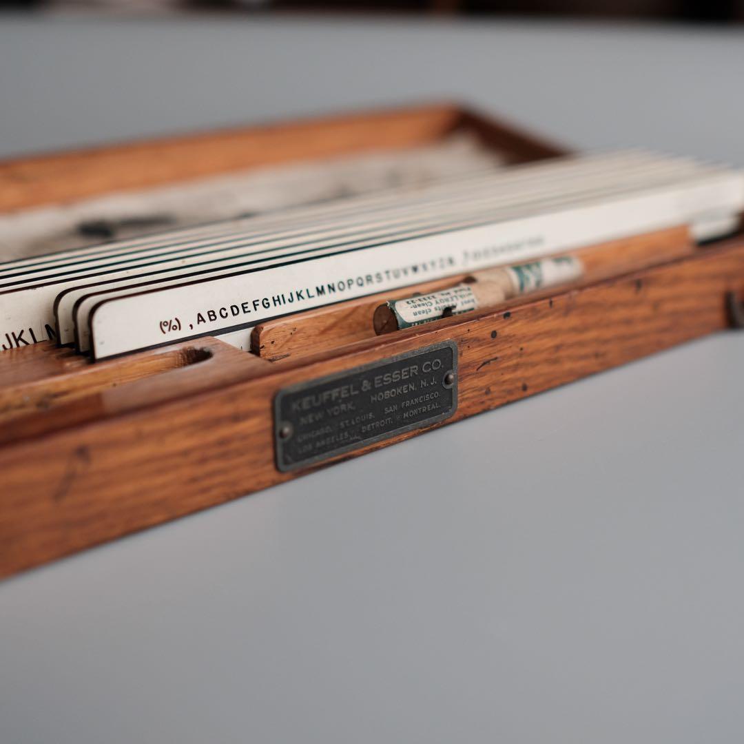 アメリカKEUFFEL & ESSER CO.製 ヴィンテージ刻字ツールセット - メルカリ