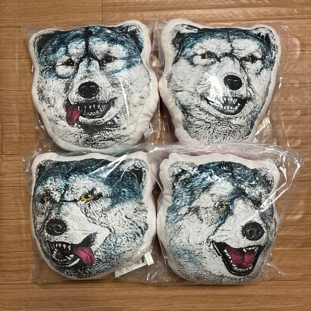 マンウィズ　一番くじ　MAN WITH　C E F G賞　クッション　セミコンプ 究極の生命体「MAN WITH A MISSION」結成15周年を記念した一番くじが