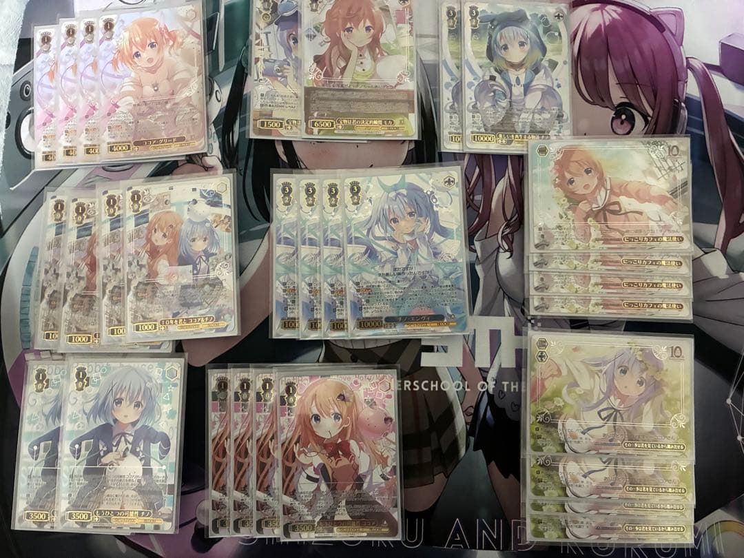 ヴァイスシュバルツ　ご注文はうさぎですか？　ほぼフルホイル扉門　デッキ