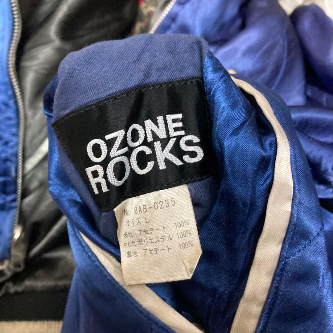 古着】スカジャン リバーシブル OZONE ROCKS(オゾンロックス) L - メルカリ