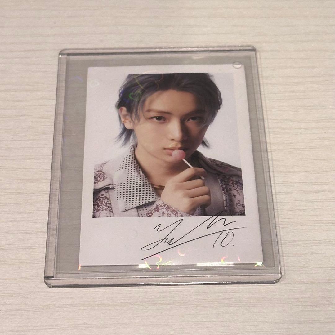 冨田侑暉 龍宮城 S Cawaii! ME サイン入りチェキ風トレカ - メルカリ