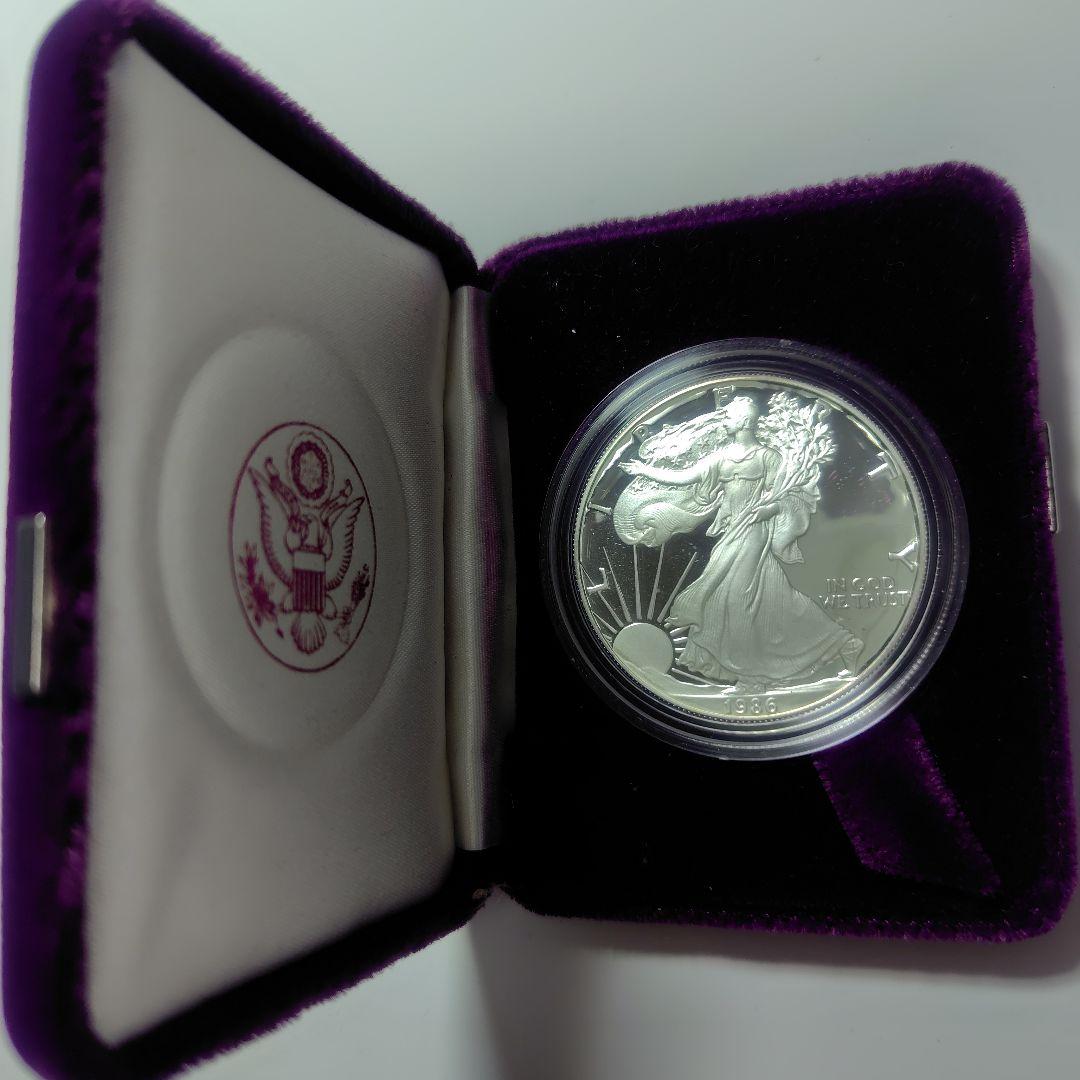 1986年 アメリカンイーグル 銀貨