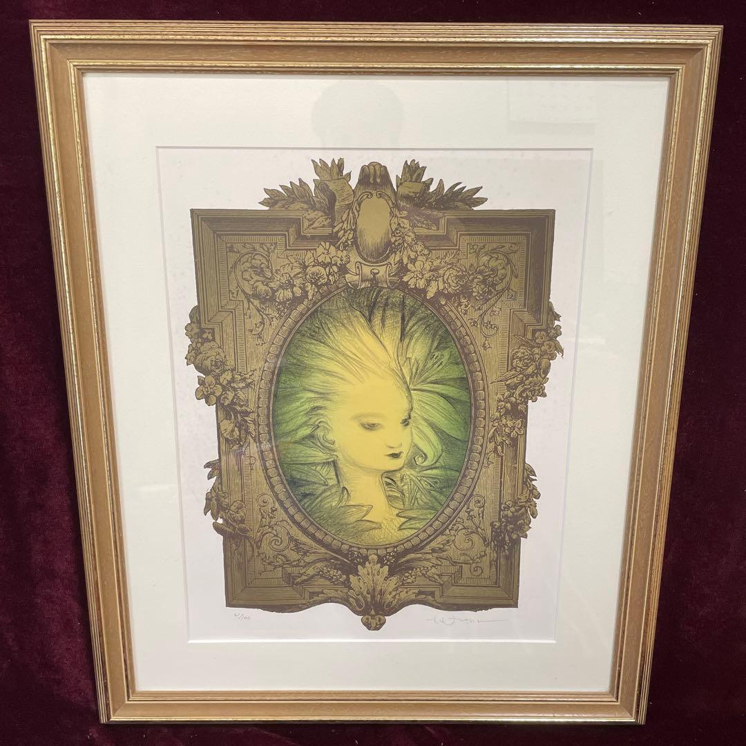 天野喜孝　直筆サイン版画　ファイナルファンタジー Amazon.co.jp: 天野喜孝 FF 光と闇 クリアファイル A4 FF4