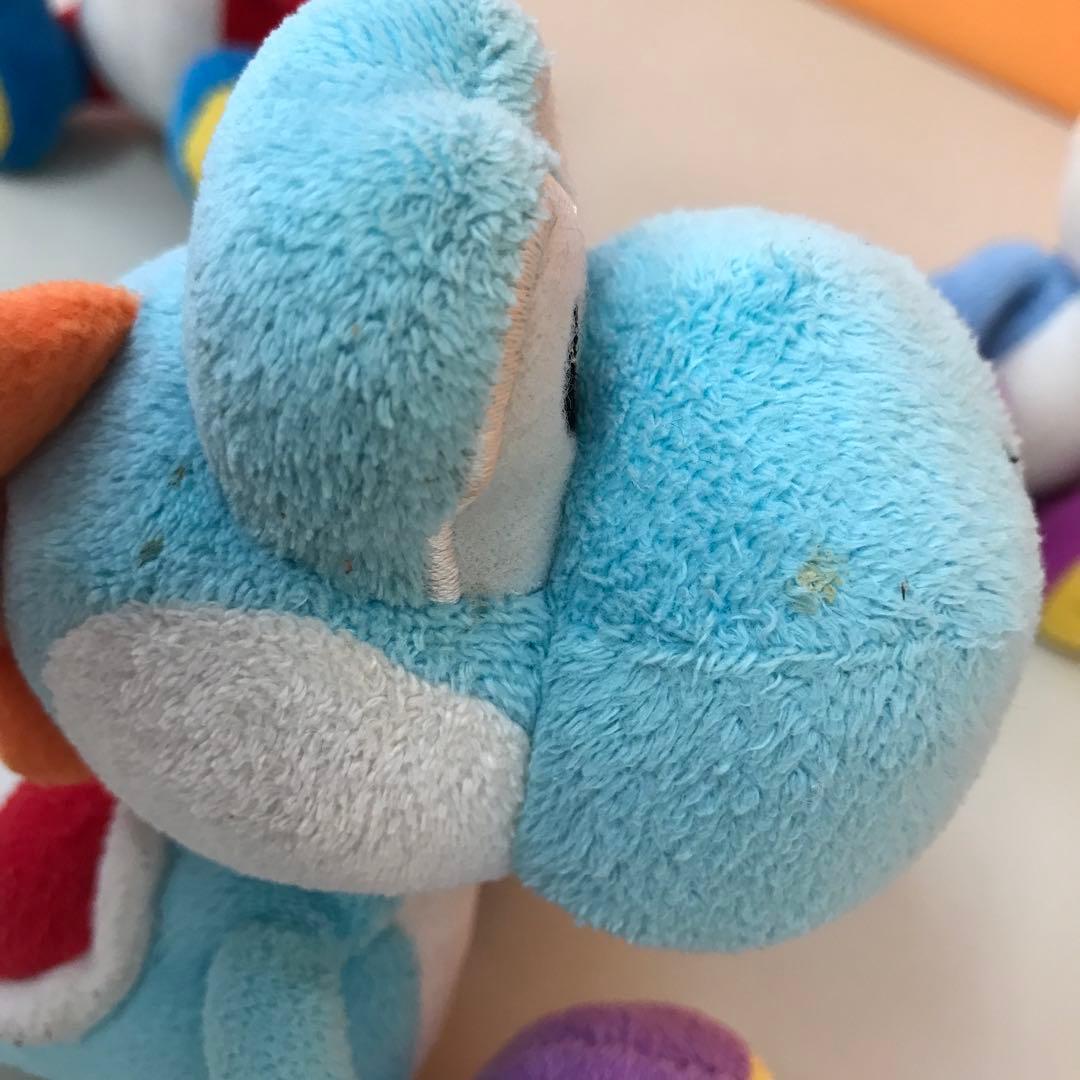 当時物 三英 ヨッシーアイランドDS ヨッシー ぬいぐるみ 5色セット