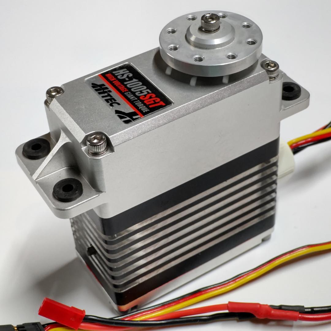 ラジコンカー1/5　ハイテック 110Kgトルクサーボ　（HS-1005SGT） HS-1005SGT Heavy Duty Giant Scale Digital Servo - RobotShop