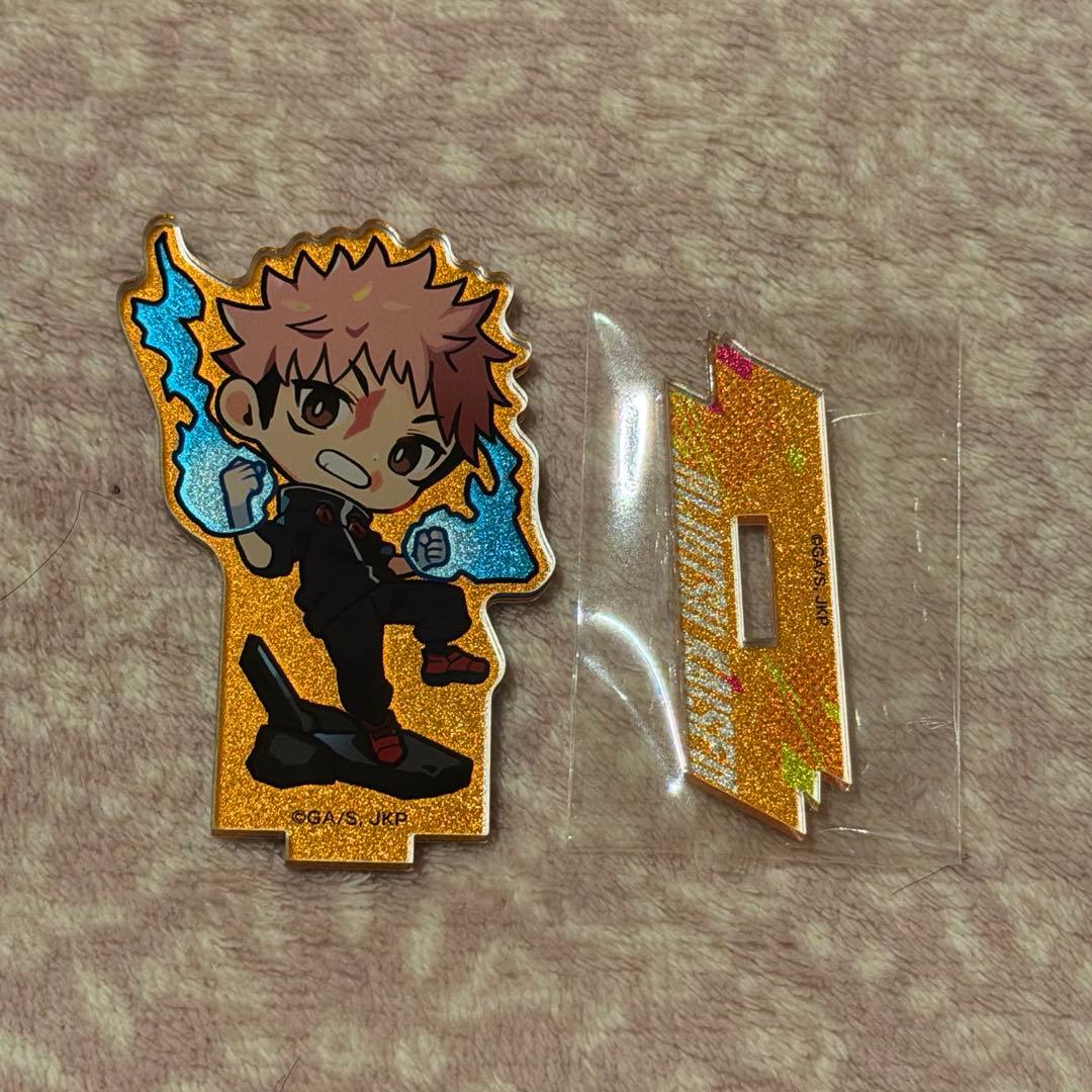 呪術廻戦 ジャンプフェスタ グリッターアクリルスタンド くるみつ 虎杖