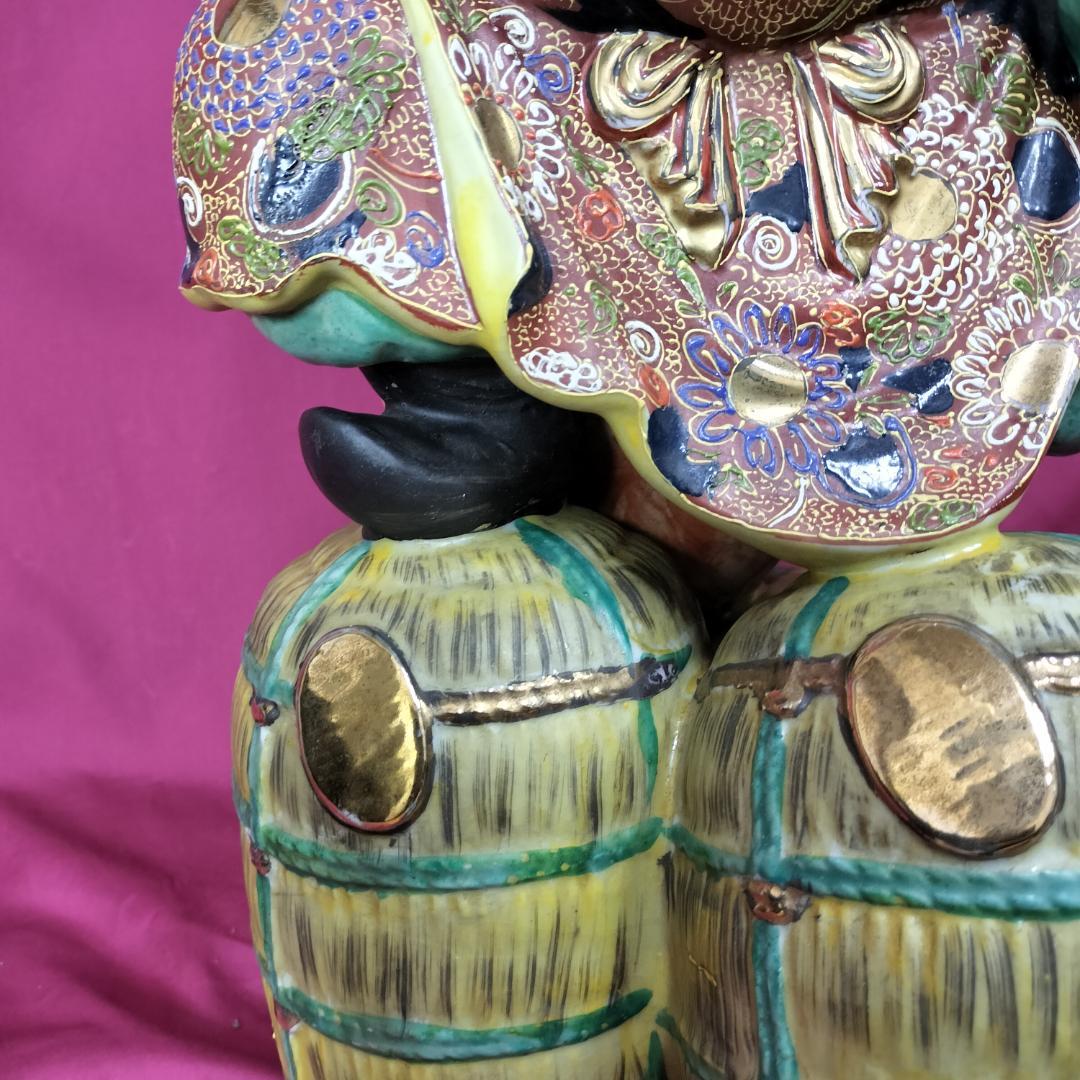 古九谷 大黒天 置物 - メルカリ