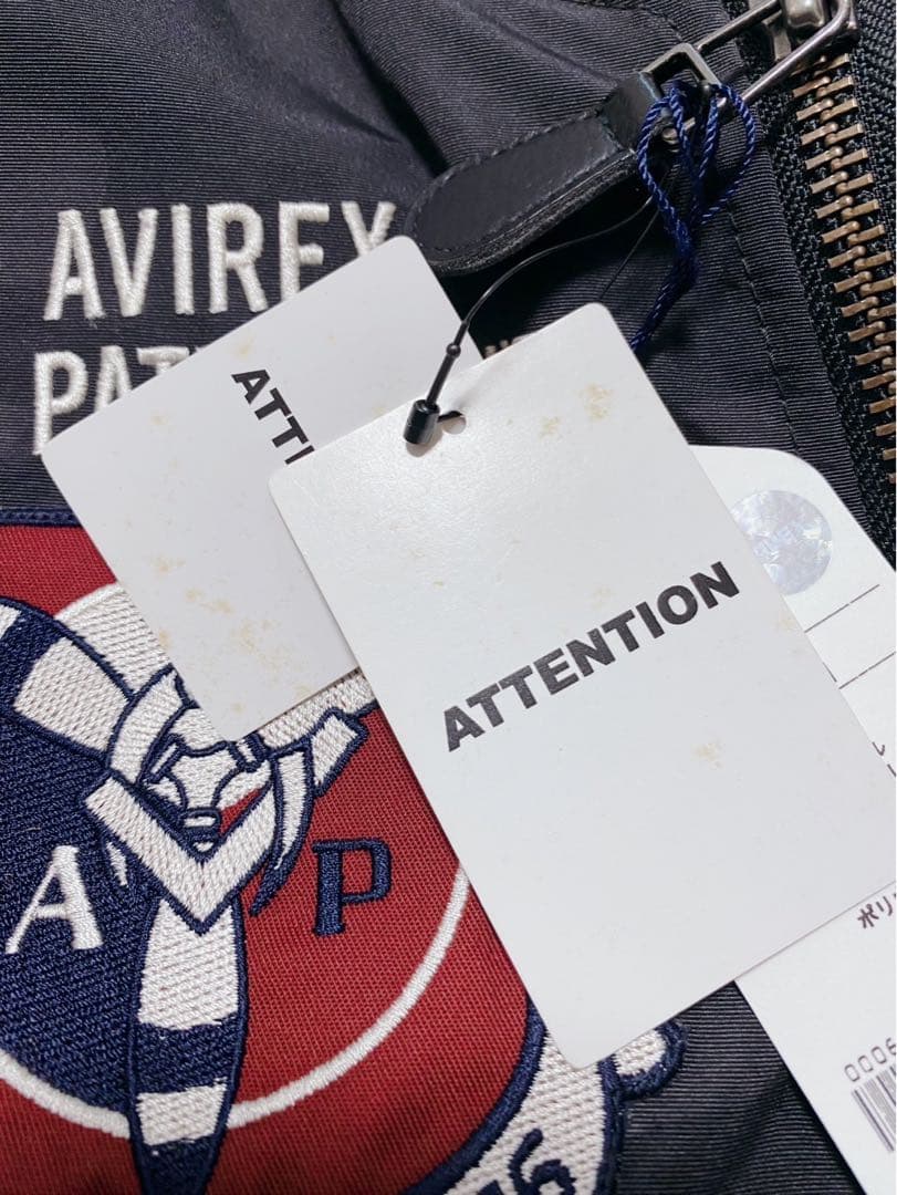 新品】AVIREX MA-1 フライトジャケット ワッペン 迷彩 グレー M - メルカリ