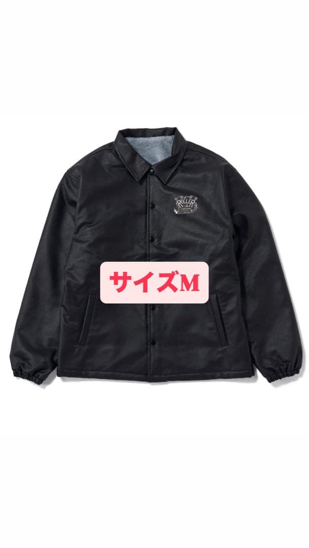 キムタク着用！ ROLLER MAGAZINE フェイクレザーコーチジャケットM