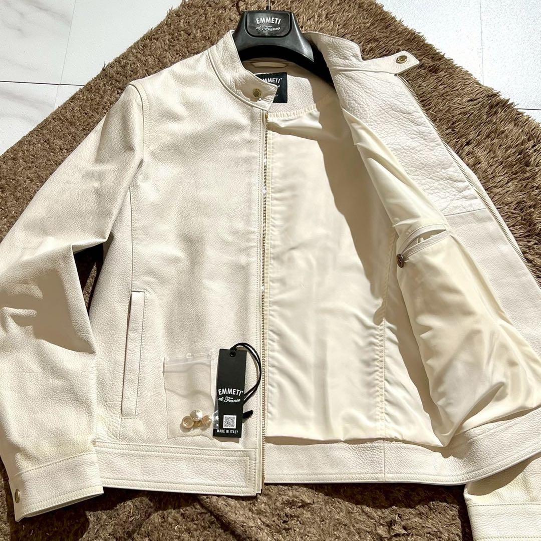 美品✨EMMETI JURI-GOLD SP CALF BURRO ライダース