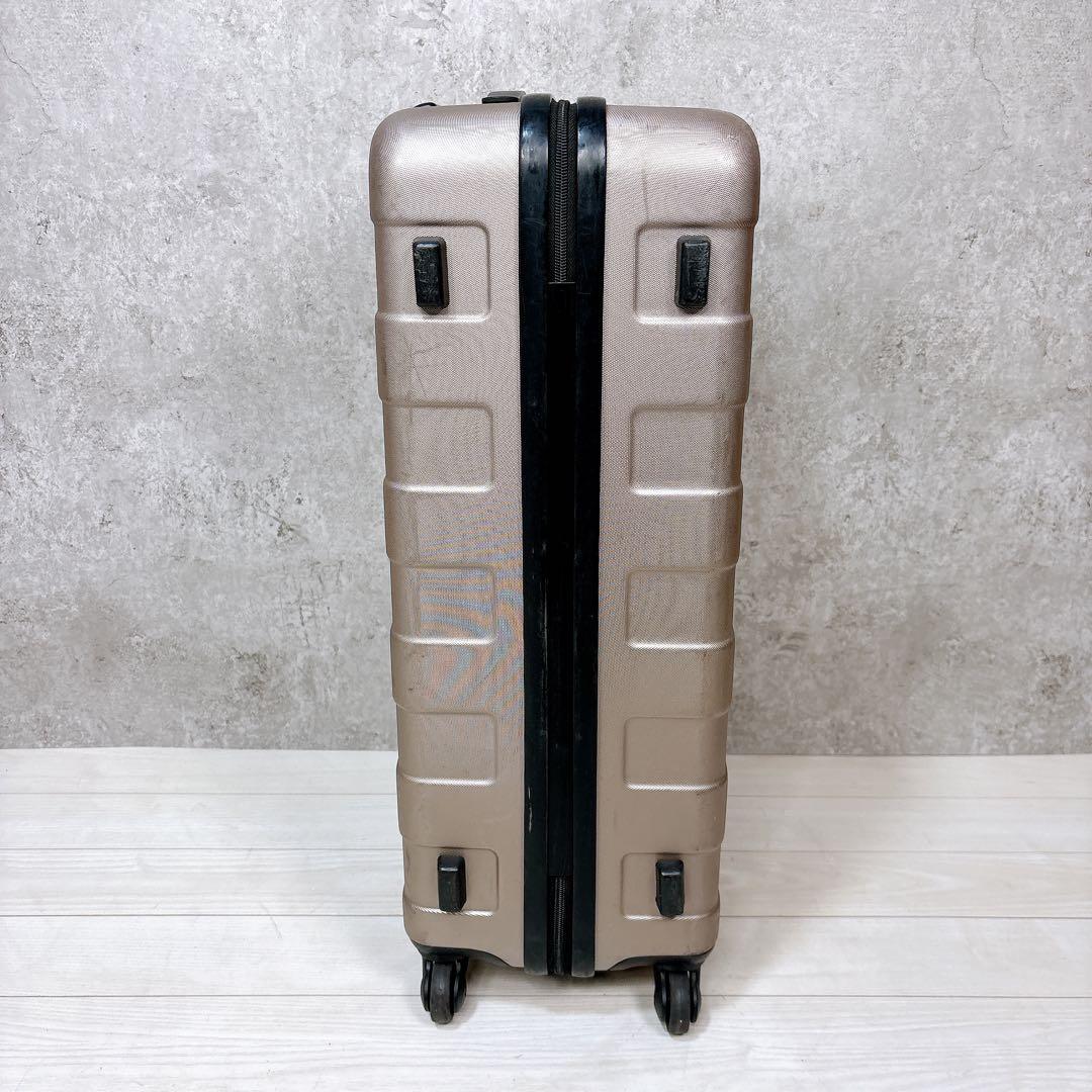無印良品 MUJI バーを自由に調節できるハードキャリーケース 62L