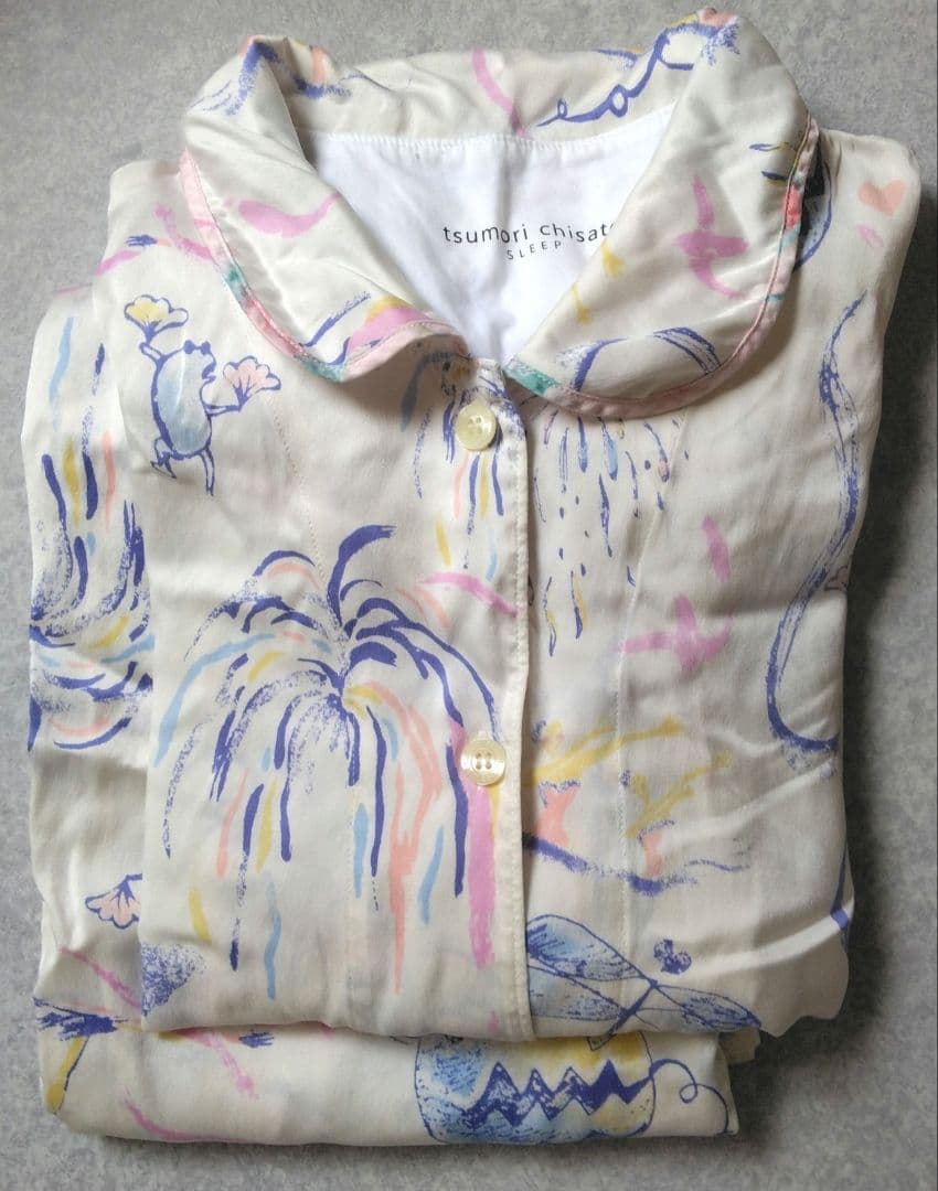 訳あり　ワコール　ツモリチサト　シルク　パジャマ　ズボンはおまけです