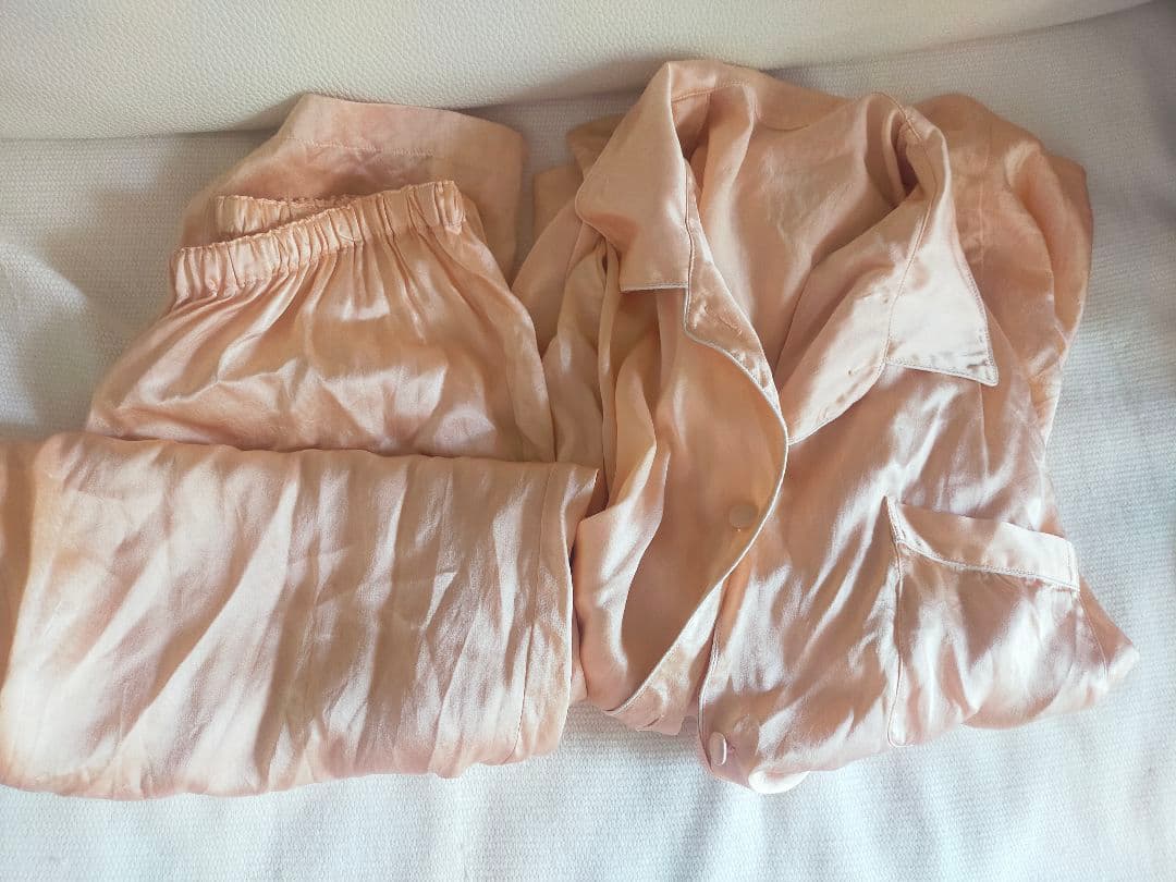 wacoal ワコール 睡眠科学 シルク100%パジャマレディース Lピンク