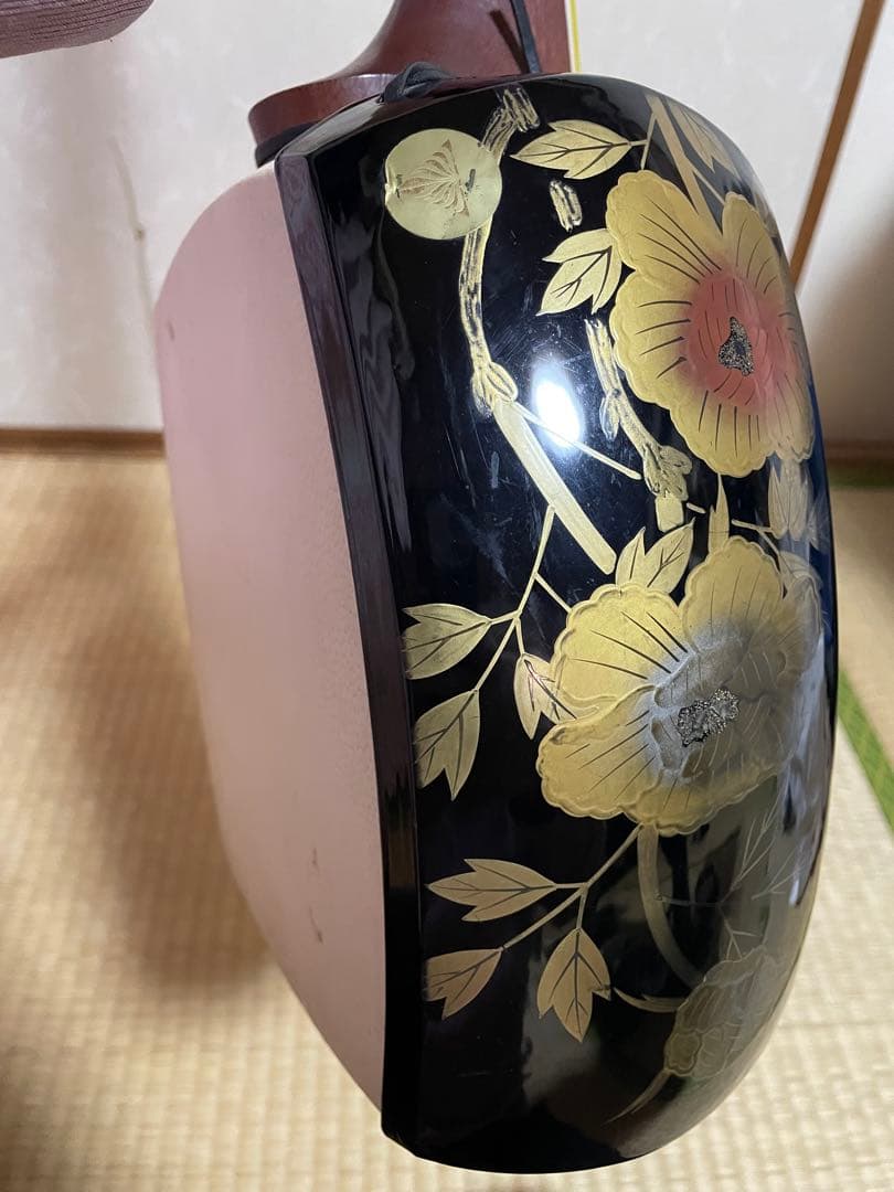 n*a様 【送料込】津軽三味線本体 花柄装飾 木製 3弦