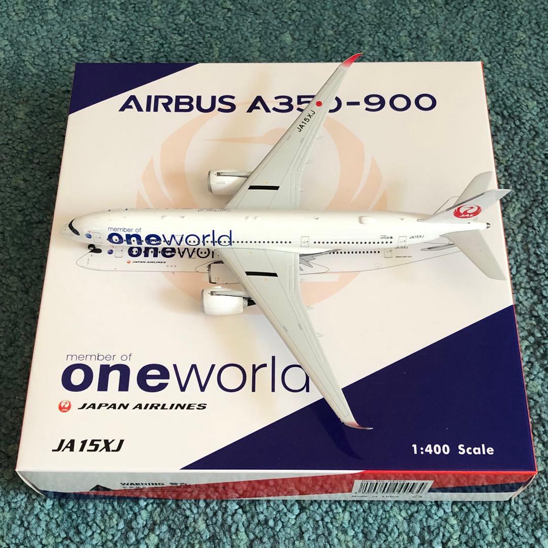 JAL A350-900 エアバス one world フェニックス 1:400 Phoenix JAL Airbus A350-900 JA05XJ 1/400 - Aircraft Model Store