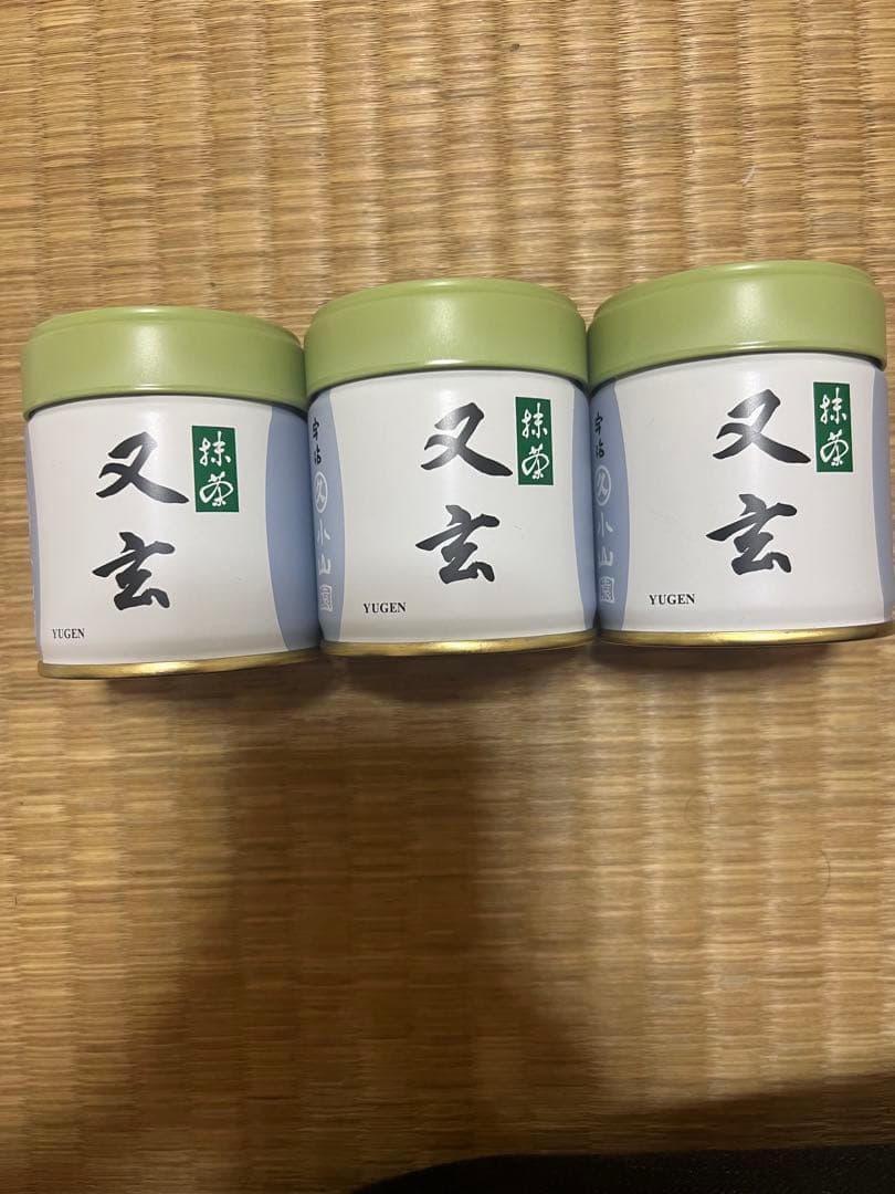 抹茶　丸久小山園　YUGEN ×3抹茶 缶40g