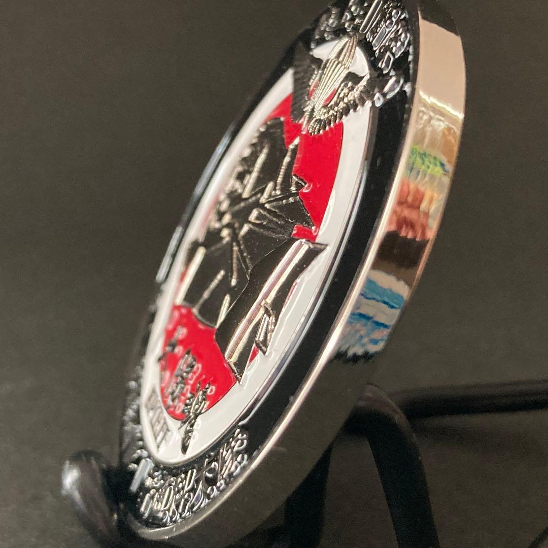 チャレンジコイン 第1空挺団第1普通科大隊 シルバー - メルカリ