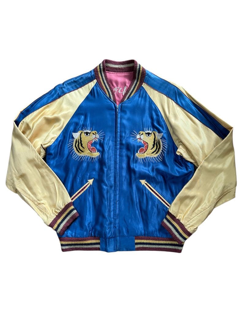 テーラー東洋 リバーシブル スカジャン 2009 虎刺繍 ニューヨークシティ