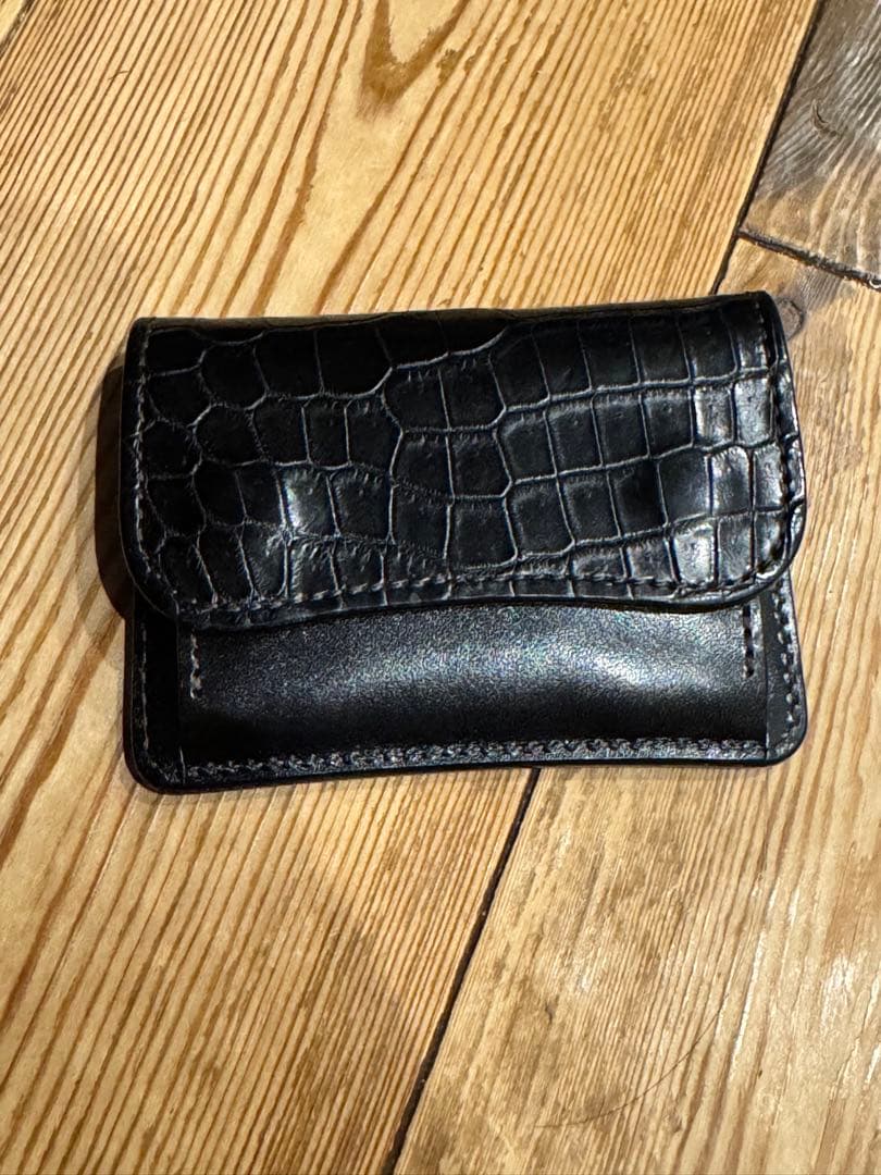 ワイルドスワンズ タング　クロコダイル　サドルレザー